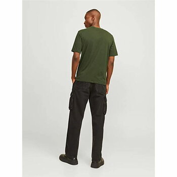 T-shirt med kortärm Herr Jack & Jones Oliv
