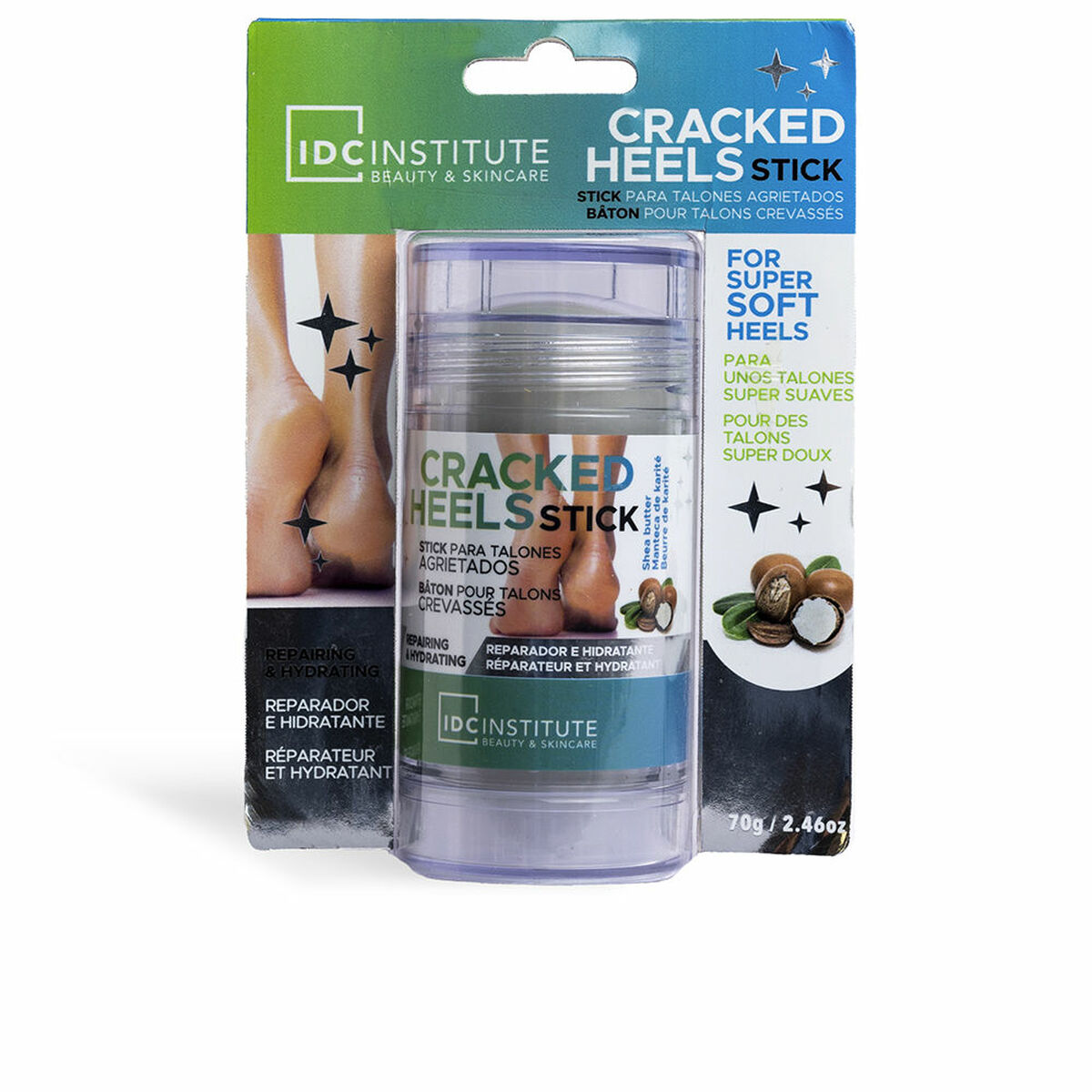 Fuktgivande fotkräm IDC Institute CRACKED HEEL 70 g