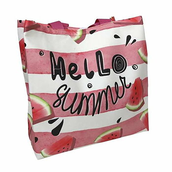 Strandväska Secaneta 48 x 33 x 14 cm Vattenmelon