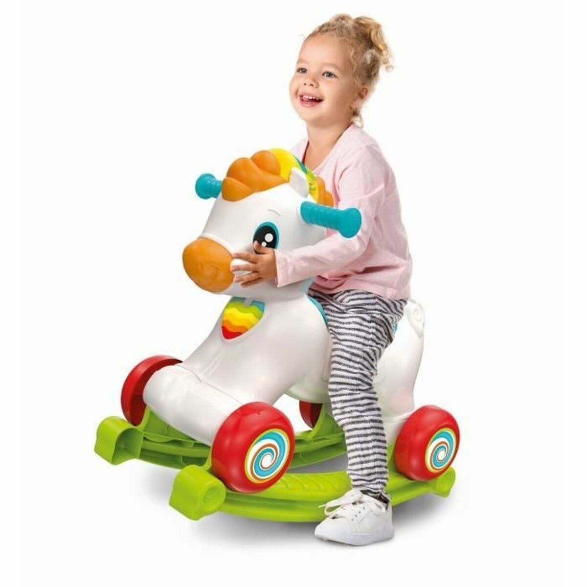 Gunghäst Clementoni Rocking horse and wheels (FR) - 3