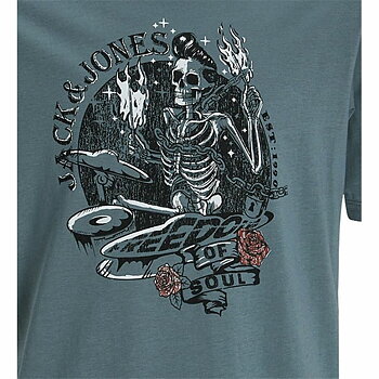 Barn T-shirt med kortärm Jack & Jones skull Rock Crew