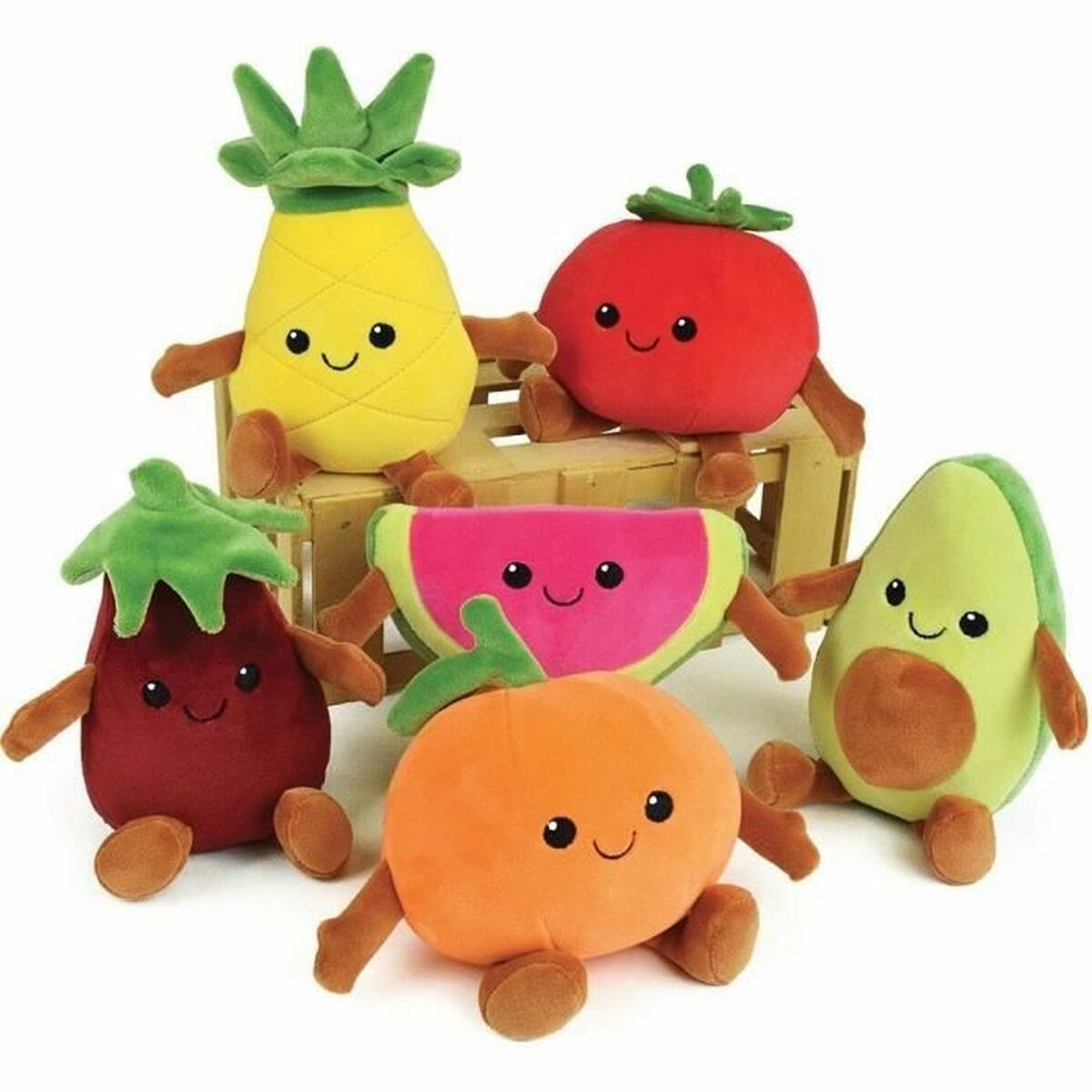 Mjukisleksak Jemini Frukter Multicolour