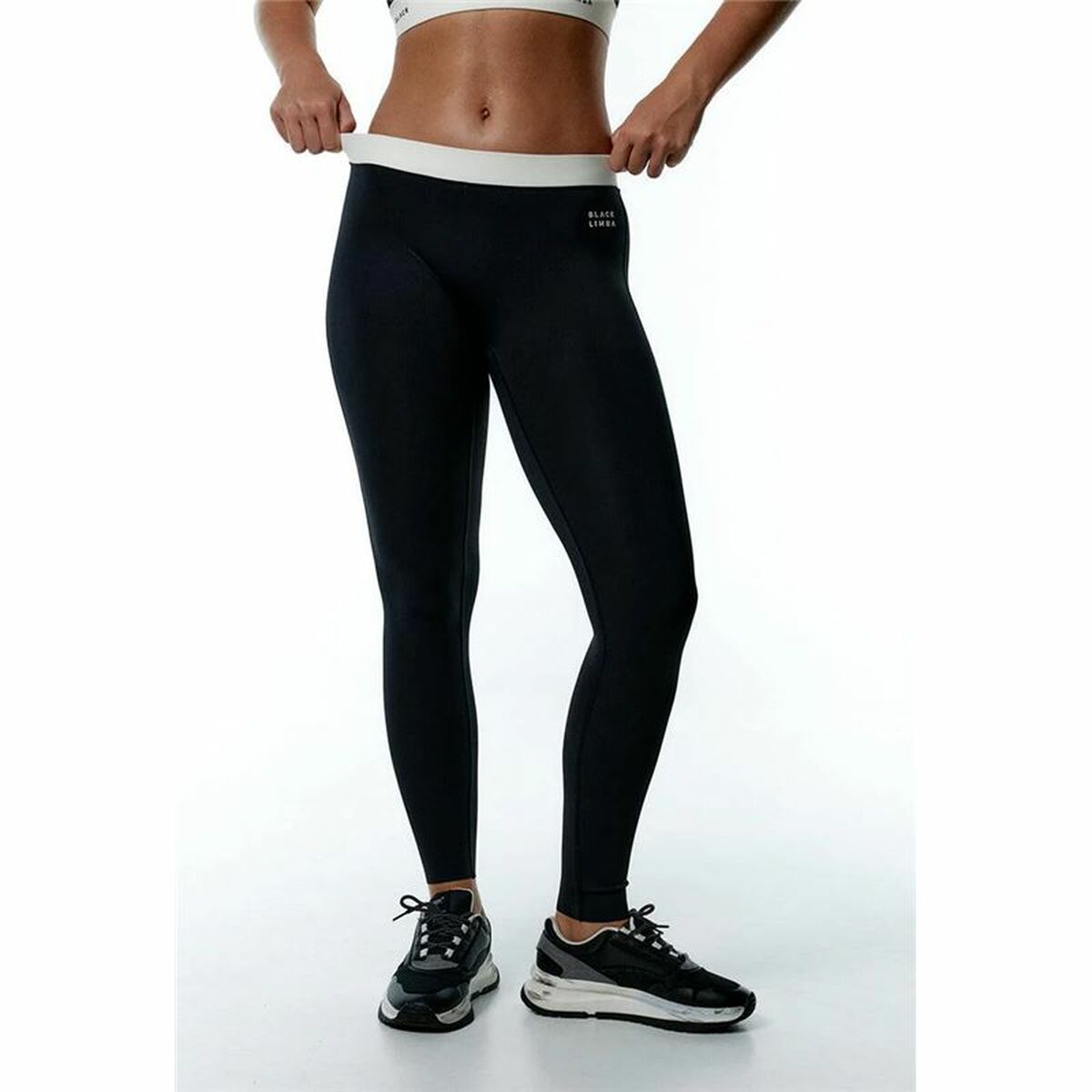 Sport-leggings, Dam Black Limba Nova  Svart