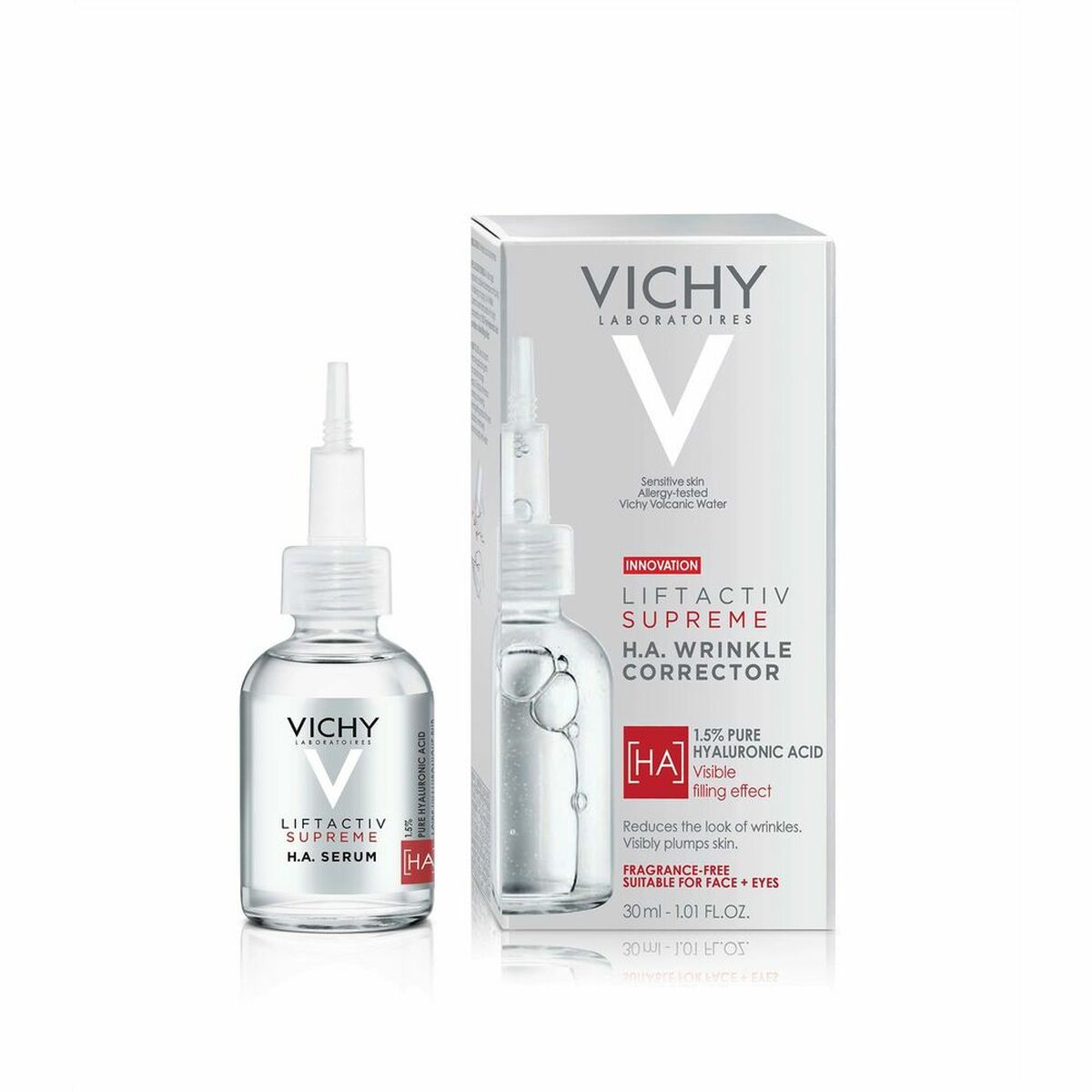 Uppstramande serum Vichy Liftactiv Supreme 30 ml Hyaluronsyra Anti age