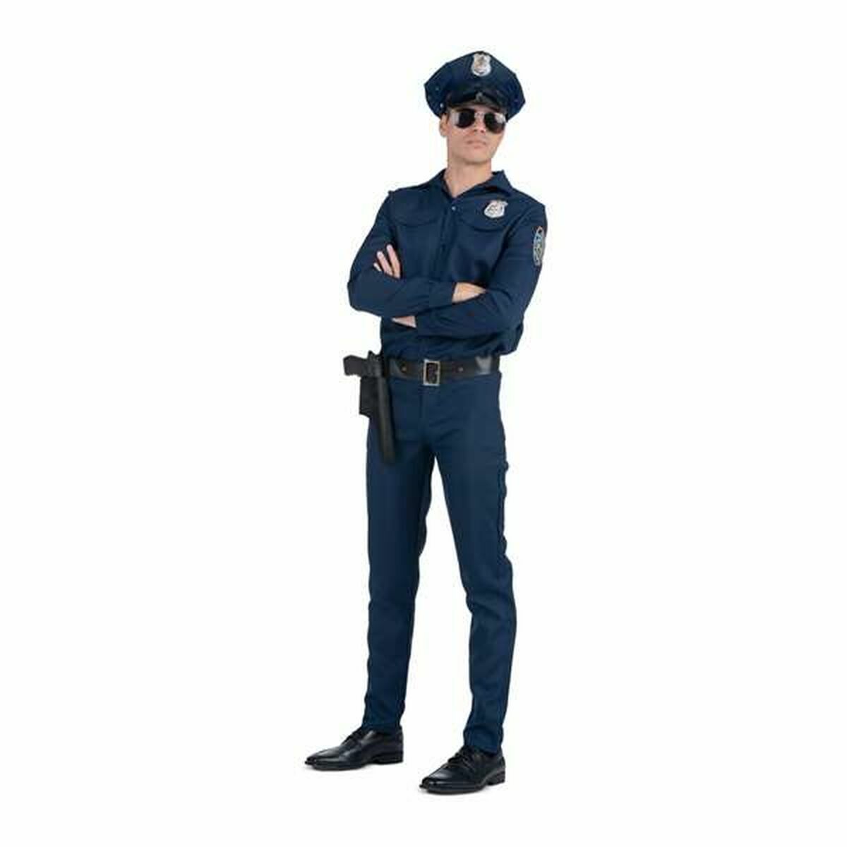 Maskeraddräkt vuxna My Other Me Blå Polis - 3