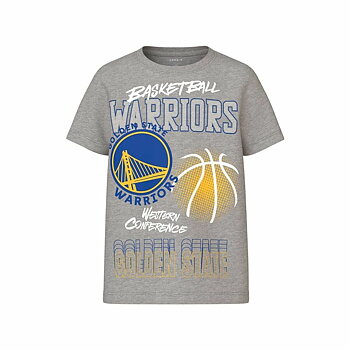 Barn T-shirt med kortärm Name It mjyg Nba Box Ous Ljusgrå