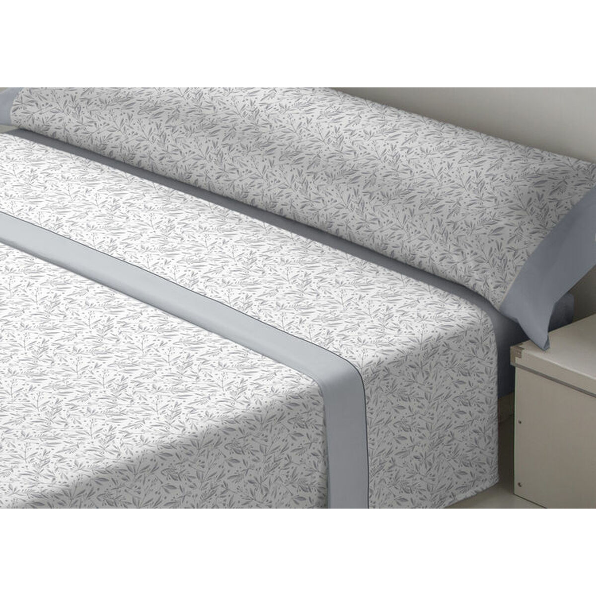 Bäddset D'Or TILA Grå Säng 105 Franela