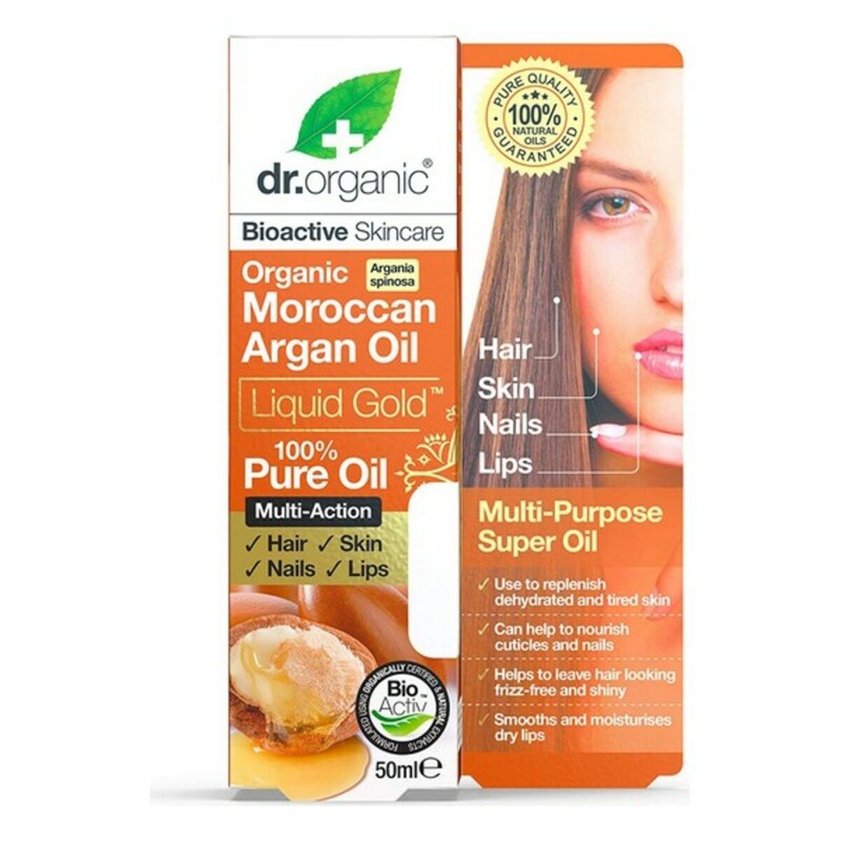 Återfuktande olja Dr.Organic DR00374 50 ml - 2
