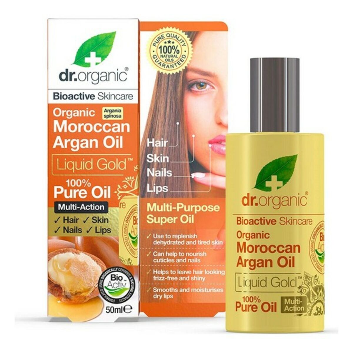 Återfuktande olja Dr.Organic DR00374 50 ml