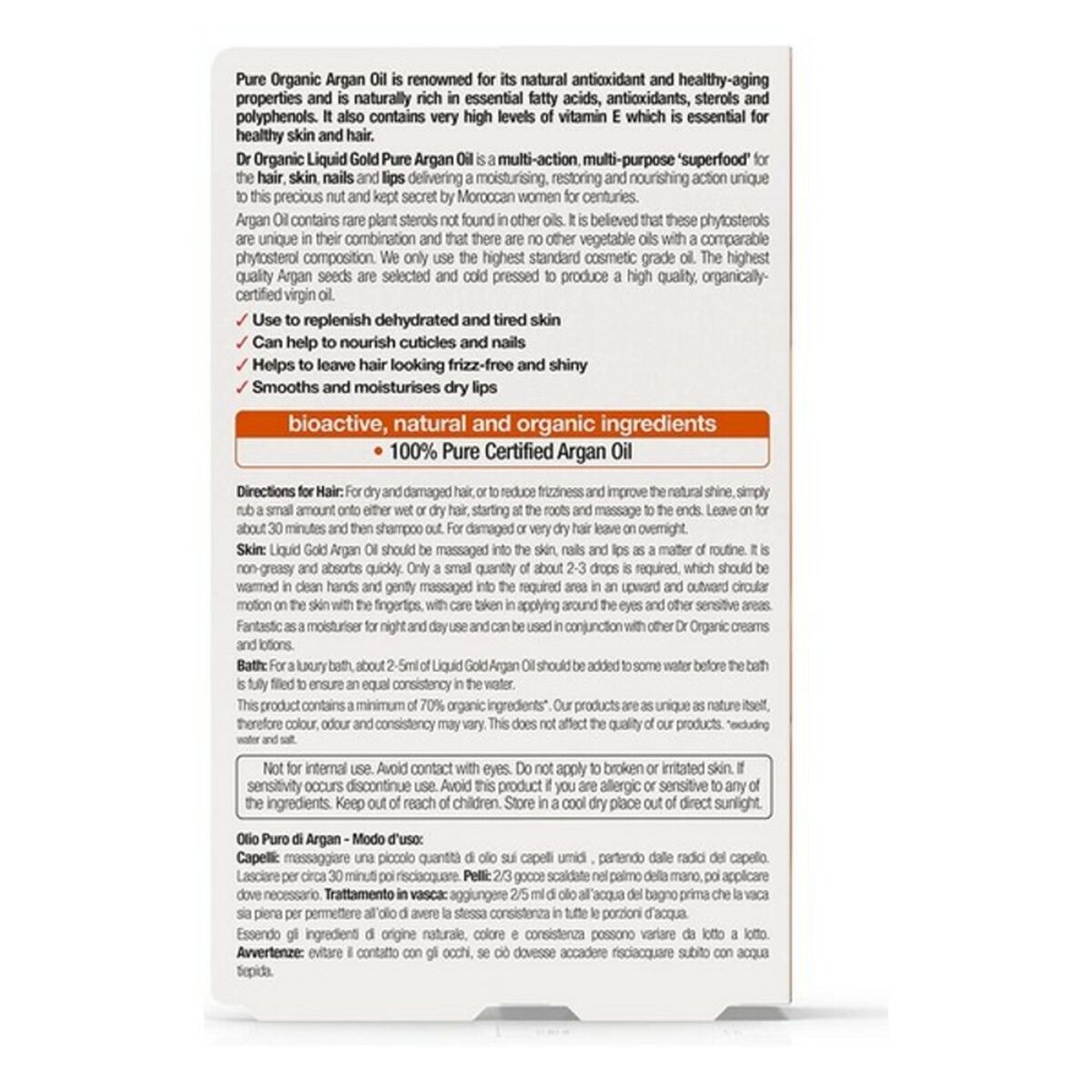 Återfuktande olja Dr.Organic DR00374 50 ml - 3