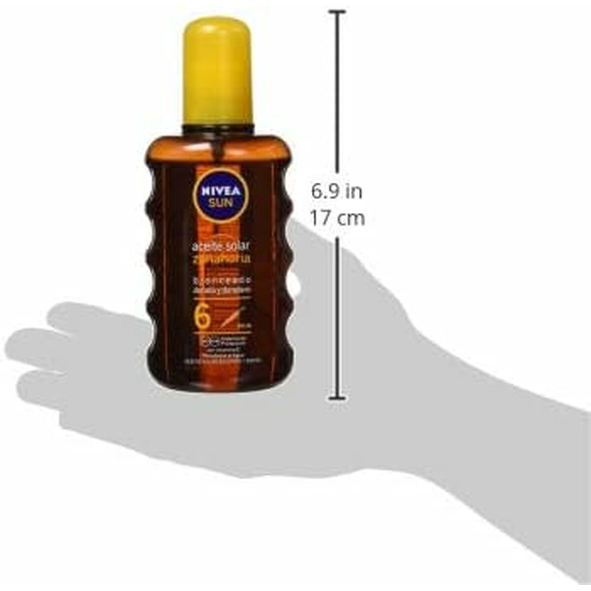 Solskyddsolja Nivea SUN ZANAHORIA Spf 6 200 ml - 3
