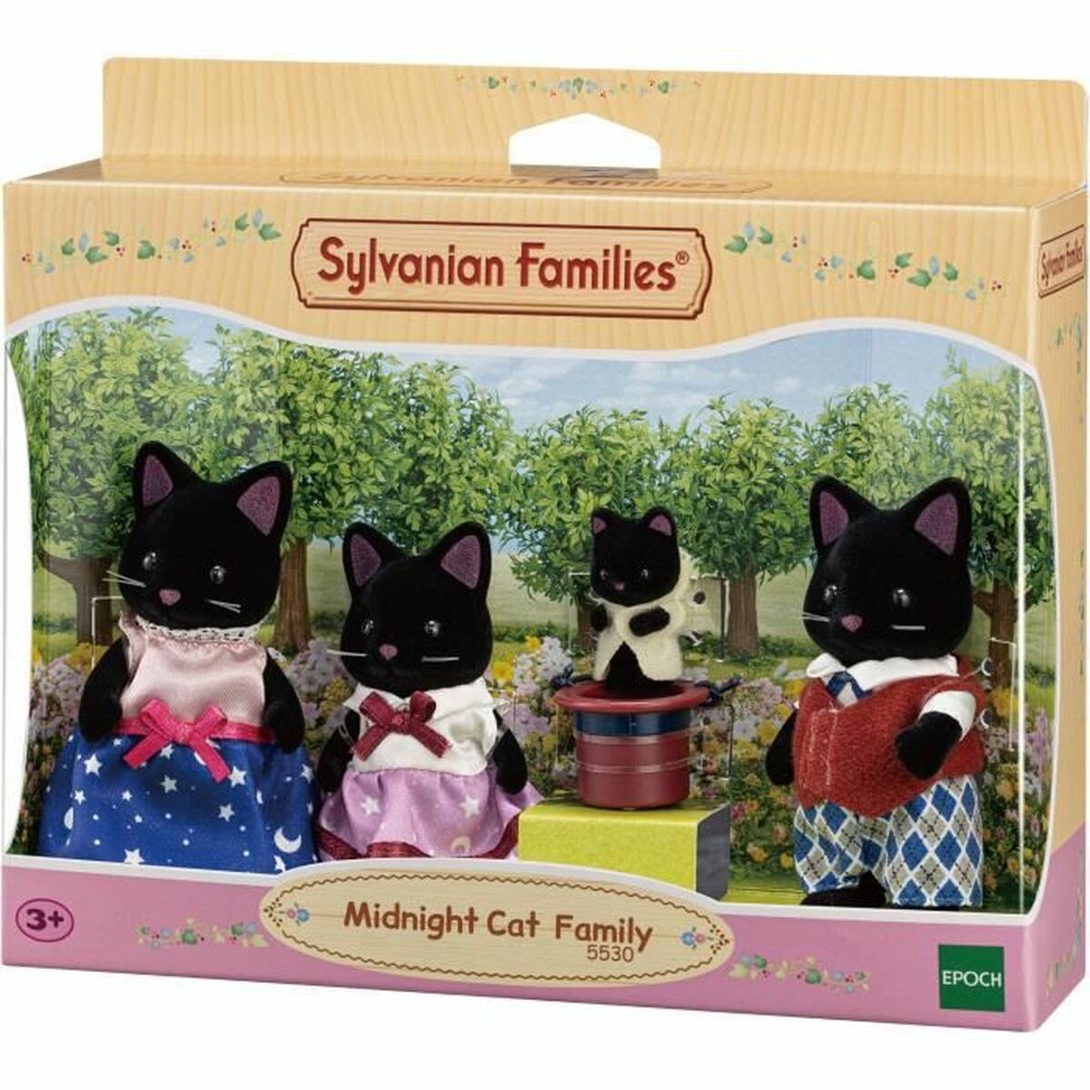 Actionfigurer Sylvanian Families 5530 SYLVANIAN FAMILIES The Magician Cat Family For Children - 2