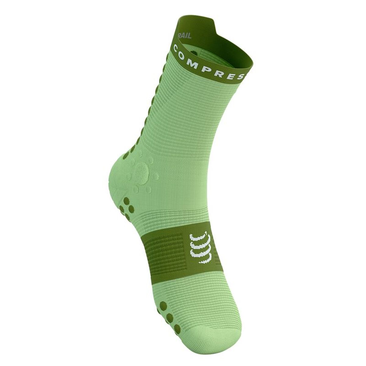 Kompressionsstrumpor Compressport Pro Racing Grön - 2