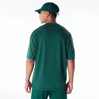 T-shirt med kortärm Herr New Era NBA PANEL OS Milwaukee Bucks Ljusgrön