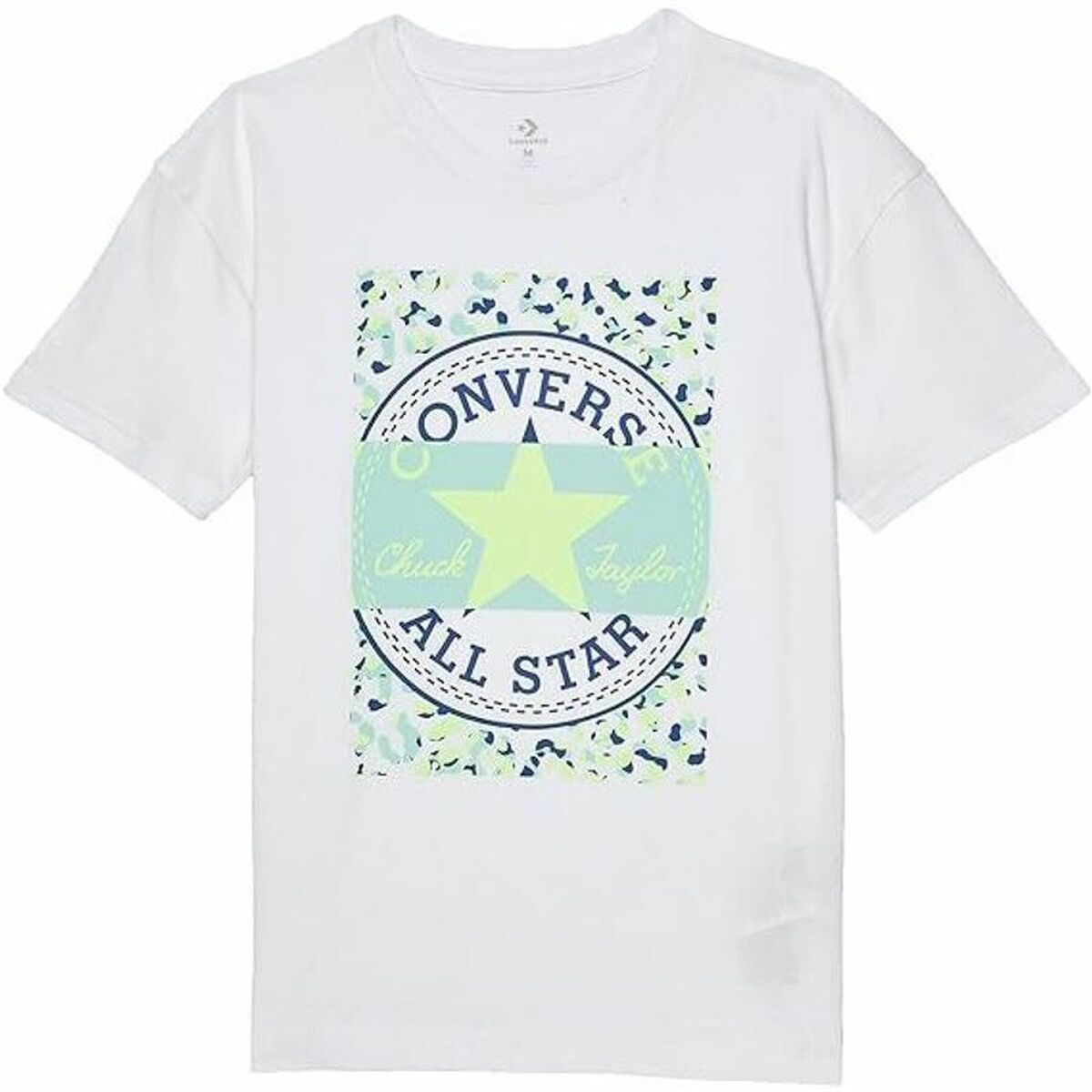 Barn T-shirt med kortärm Converse Boyfriend Graphicrt Vit - 2