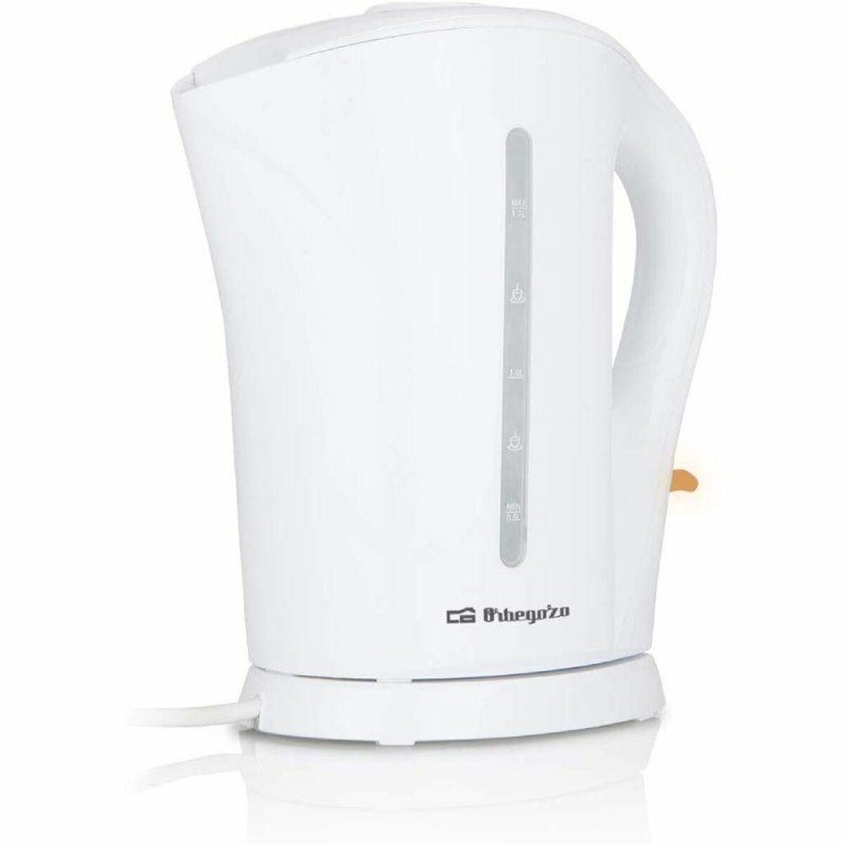 Vattenkokare Orbegozo KT6003 Vit Plast 1,7 L