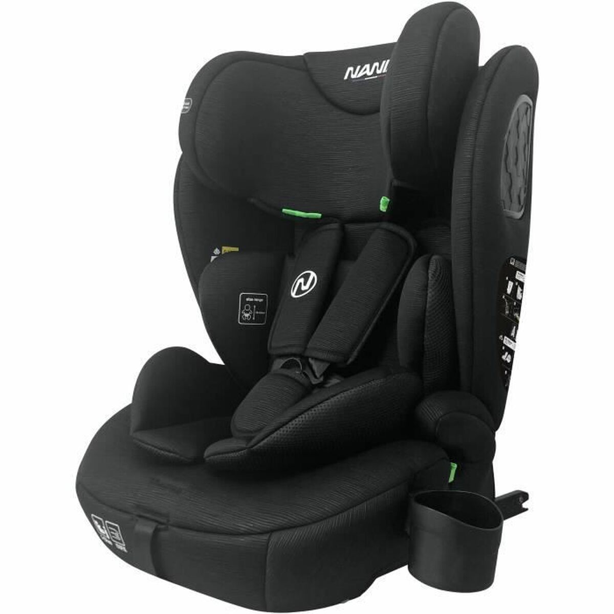 Bilstol Nania Svart ECE R129/04