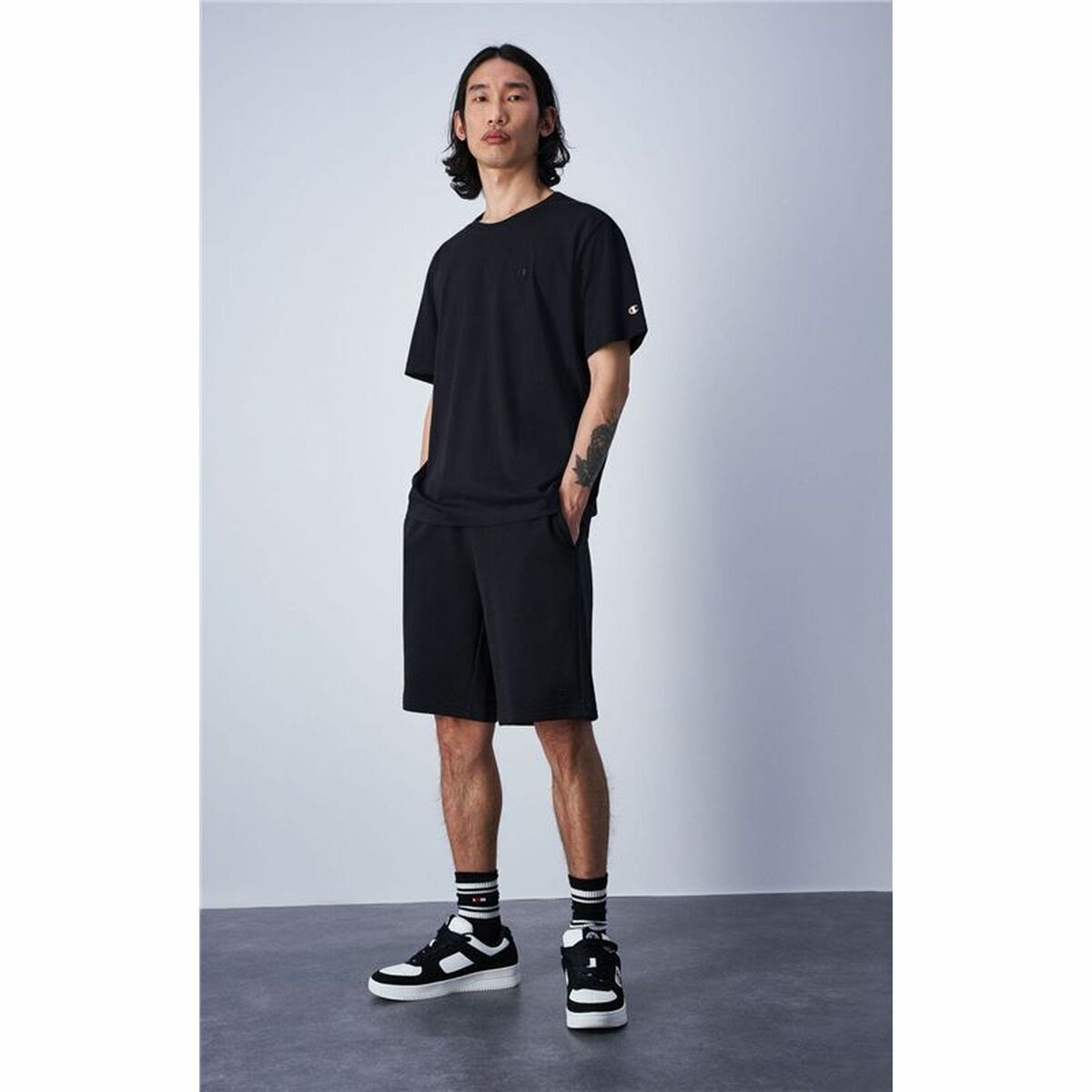 T-shirt med kortärm Herr Champion Crewneck - 2