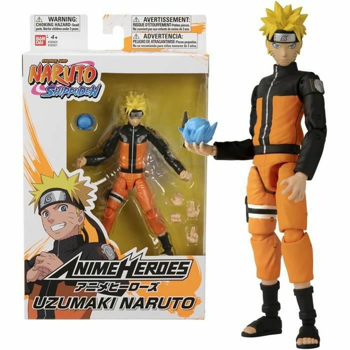 Ledad figur Naruto Uzumaki - Anime Heroes 17 cm