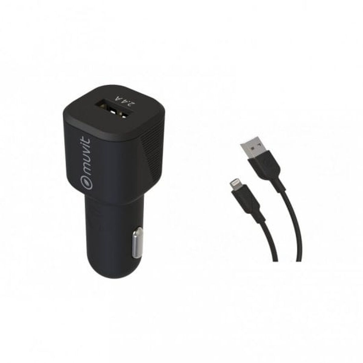 Billaddare Muvit 1,2 m Svart