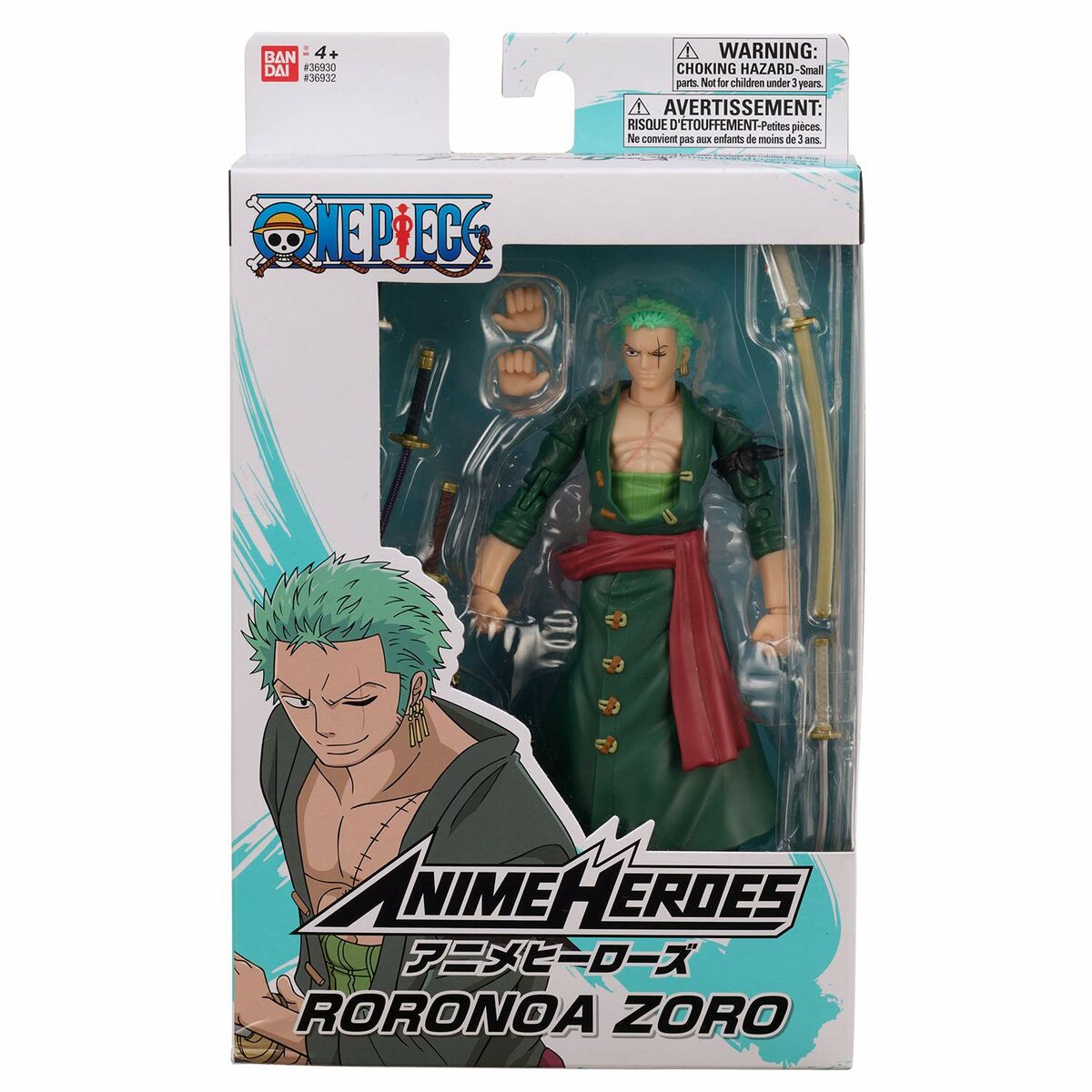 Ledad figur One Piece Anime Heroes - Roronoa Zoro 17 cm - 3