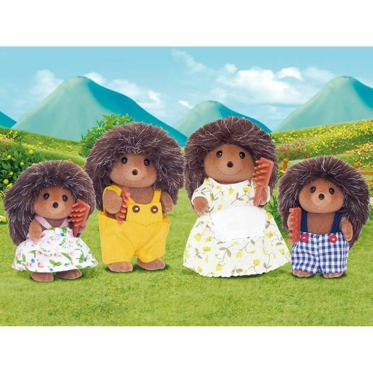 Dockset   Sylvanian Families 4018 Family Herisson 4 Delar - 3
