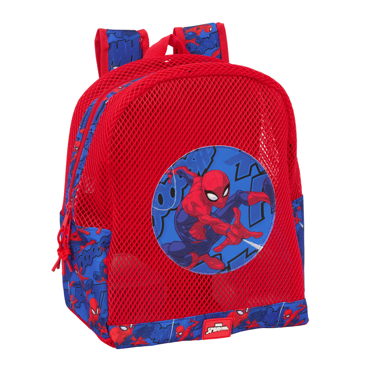 Strandryggsäck Spider-Man Blå Röd 30,5 x 24 x 18 cm Barn