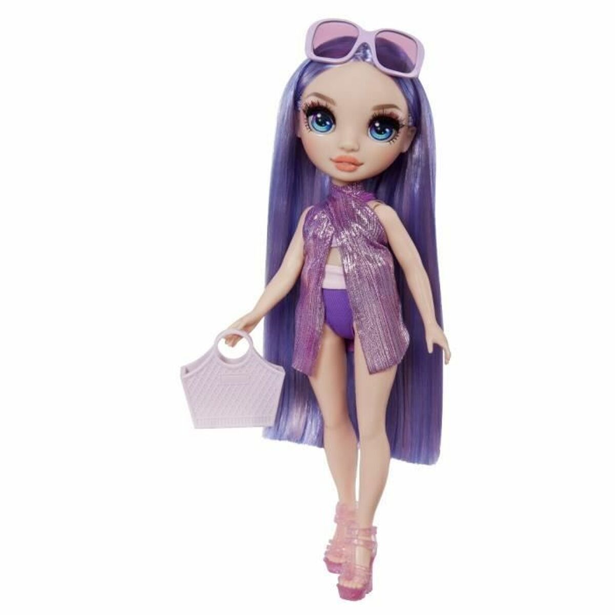 Bebisdocka Rainbow High Swim & Style Violet