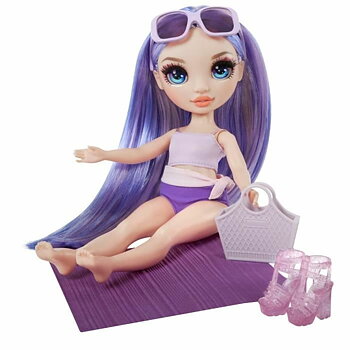 Bebisdocka Rainbow High Swim & Style Violet