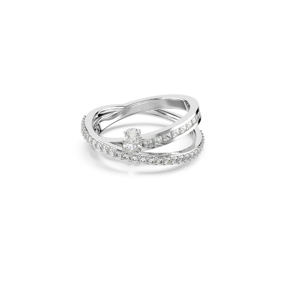 Damring Swarovski 5691231 Silvrig 15