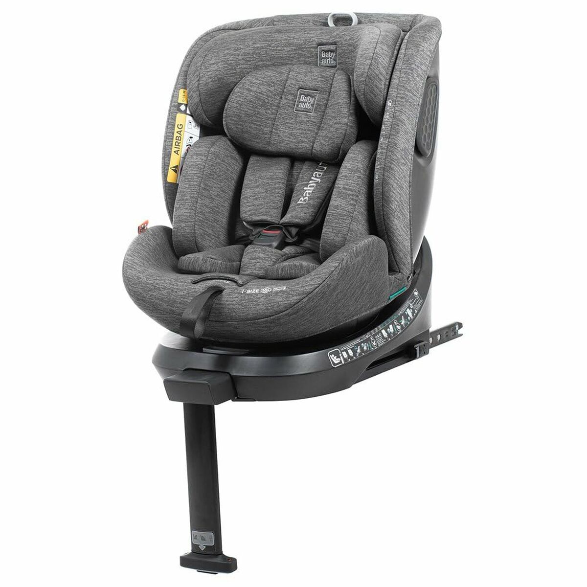 Bilstol Babyauto CORE Grå 0 (de 0 a 10 kilos) I (9 - 18 kg) II (15-25 kg) III (22 - 36 kg) Barn ECE R129/04 - 2