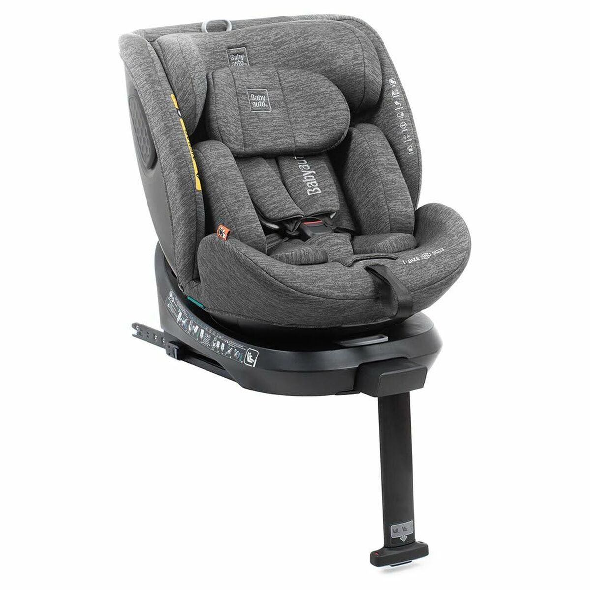 Bilstol Babyauto CORE Grå 0 (de 0 a 10 kilos) I (9 - 18 kg) II (15-25 kg) III (22 - 36 kg) Barn ECE R129/04 - 3