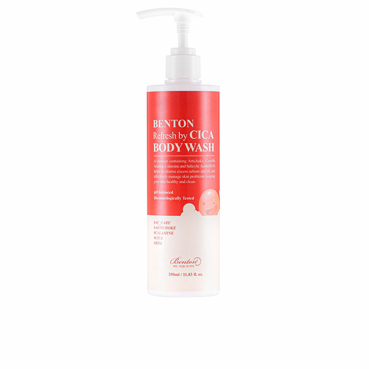 Kroppslotion Benton REFRESH BY CICA 350 ml