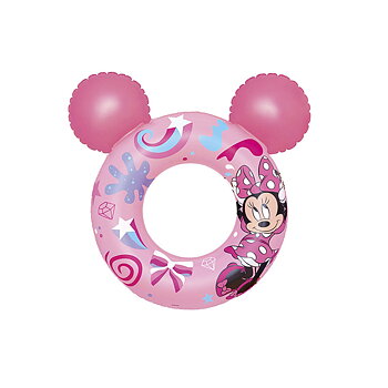 Bestway Flottör Disney Minnie Mouse Med Öron 74x76 cm +3 till 6 År Pool och Strand 09111