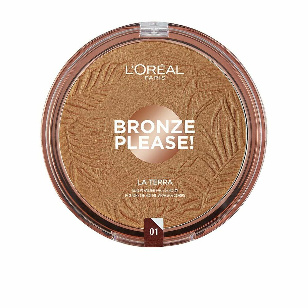Kompaktpulver L'Oreal Make Up Bronze Nº 01-Light Caramel 18 g - 2