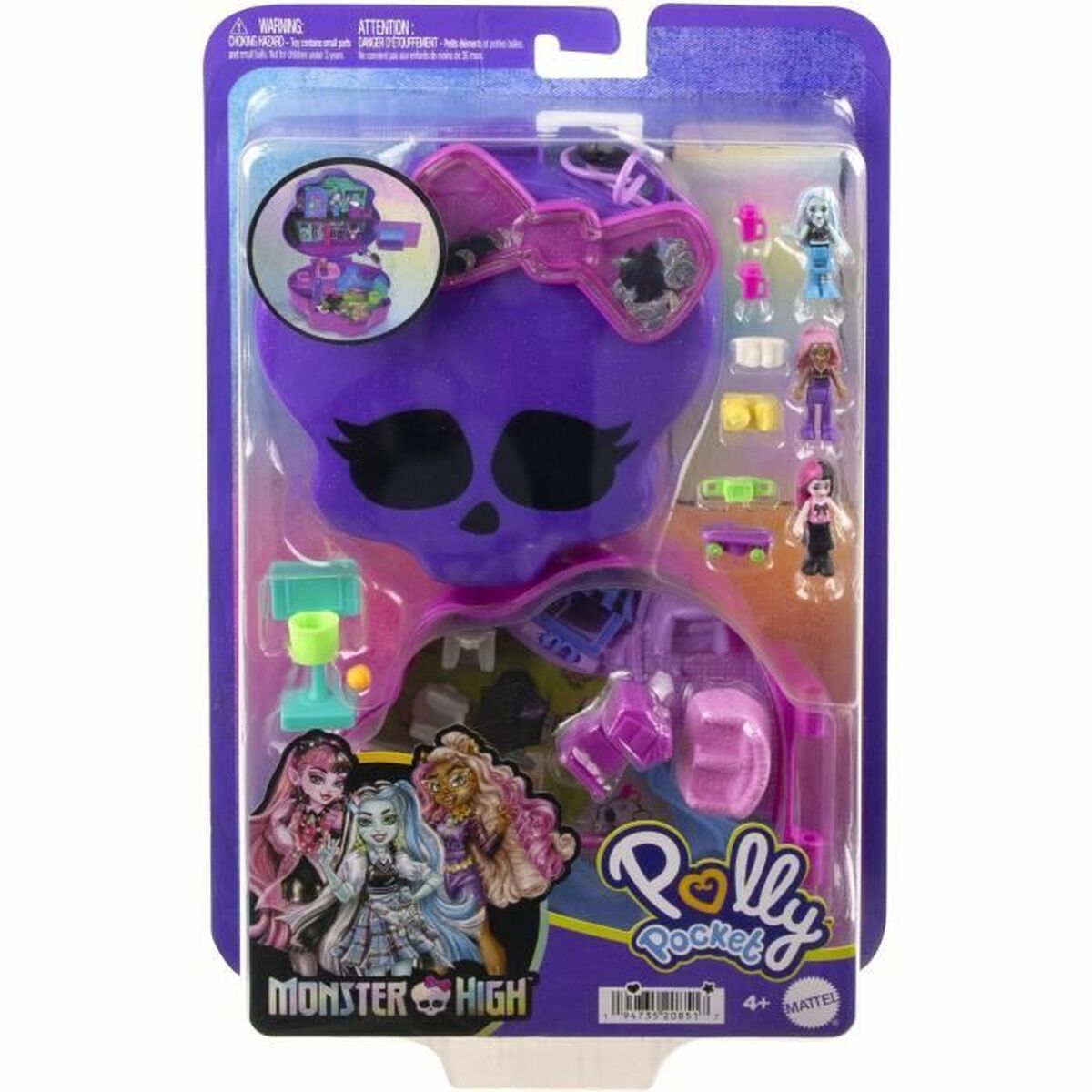 Docka Polly Pocket COFFRET MONSTER HIGH - 2