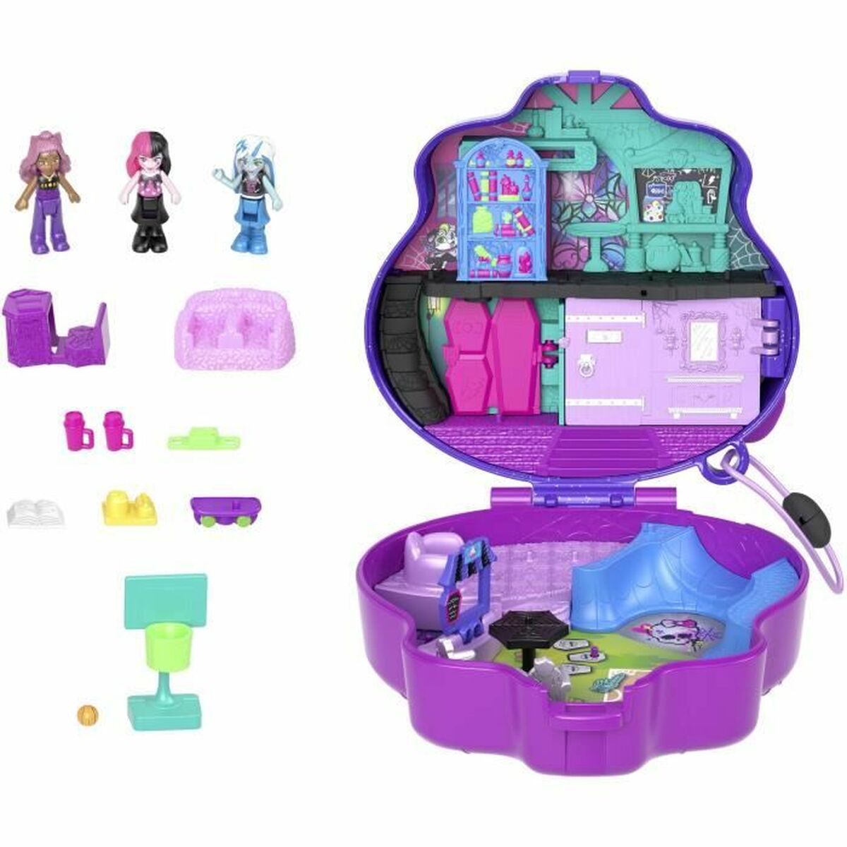 Docka Polly Pocket COFFRET MONSTER HIGH - 3