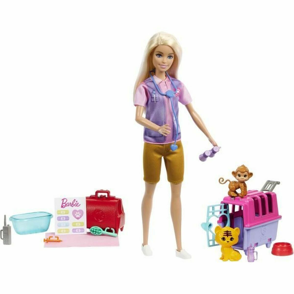 Docka Barbie SAUVETEUSE D'ANIMAUX - 3