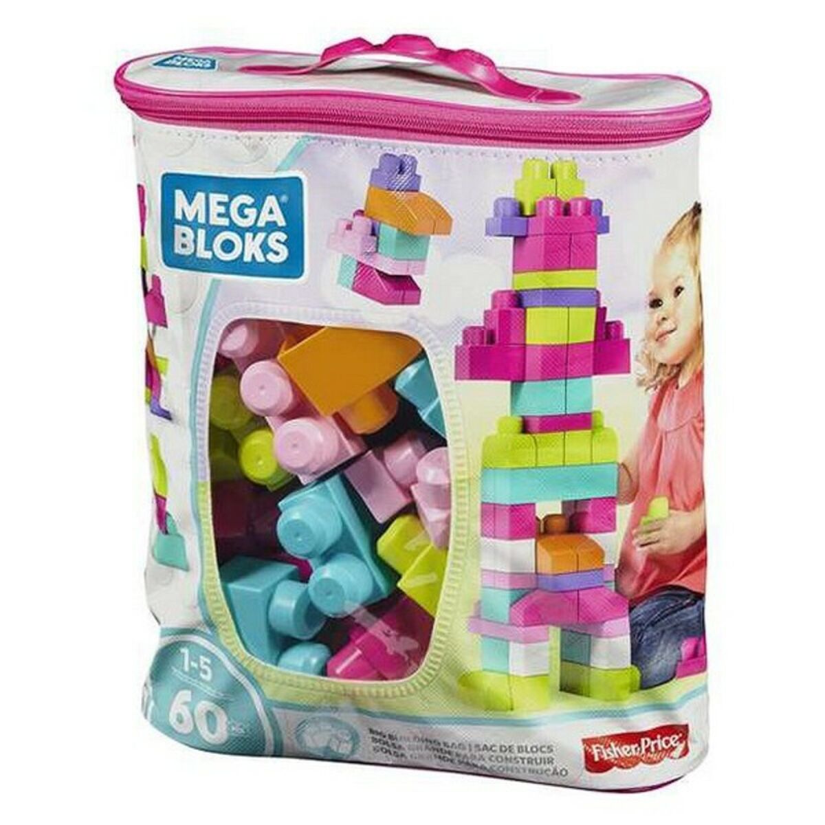 Byggklossar Mega blocks Mattel DCH54 60 Delar