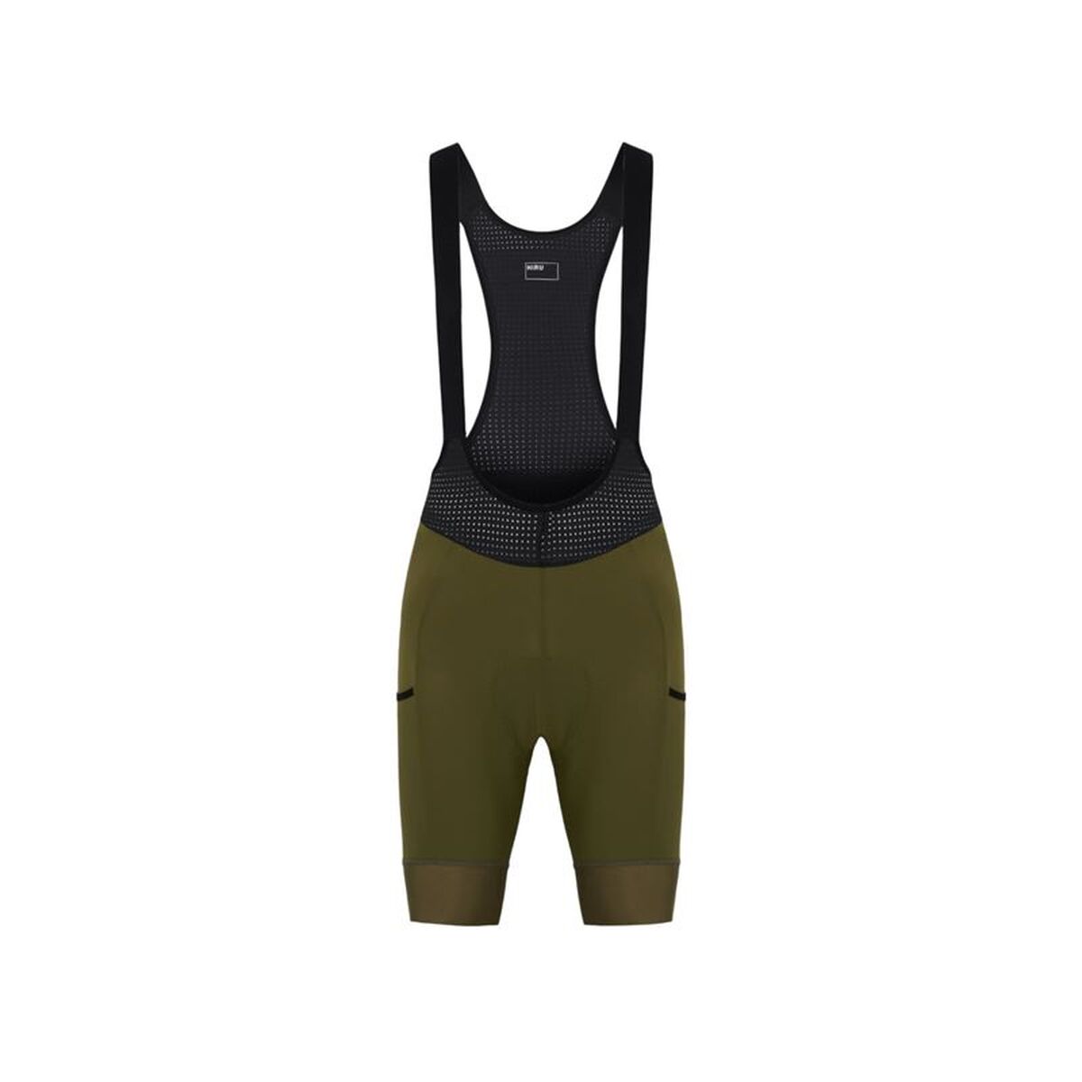 Knäbyxor Hiru Adv Cargo Bibshort Oliv Cykling