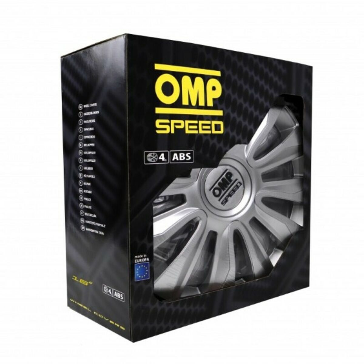 Navkapsel OMP Magnum Speed Silvrig 16" (4 uds) - 2