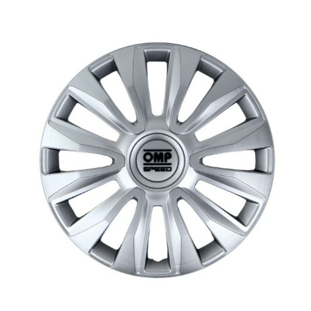 Navkapsel OMP Magnum Speed Silvrig 16" (4 uds)