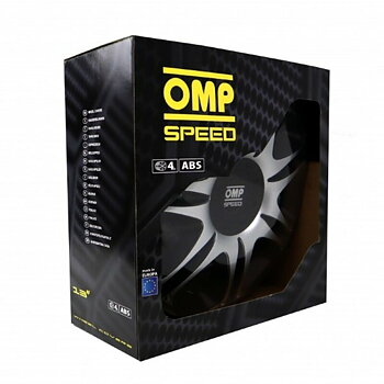 Navkapsel OMP Ghost Speed Svart Silvrig 13" (4 uds)