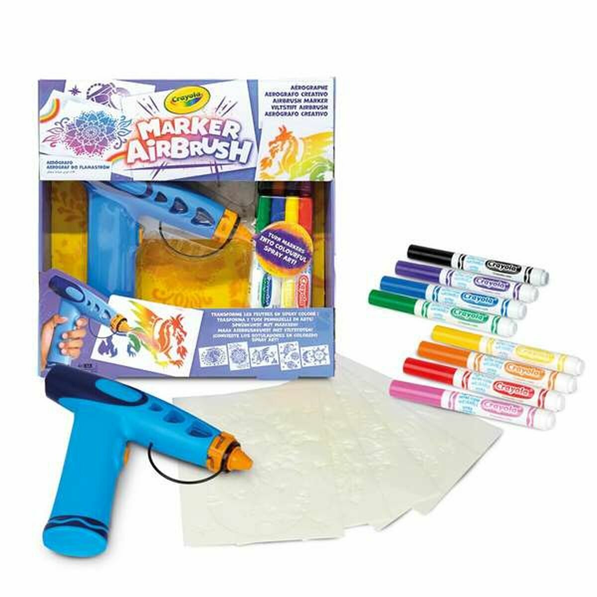 Ritningsset Crayola Marker Airbrush