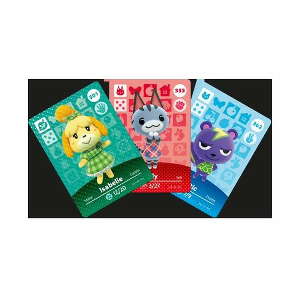 Interaktiv leksak Nintendo amiibo Animal Crossing Cards - Series 4 Pack 3 Delar 3 antal