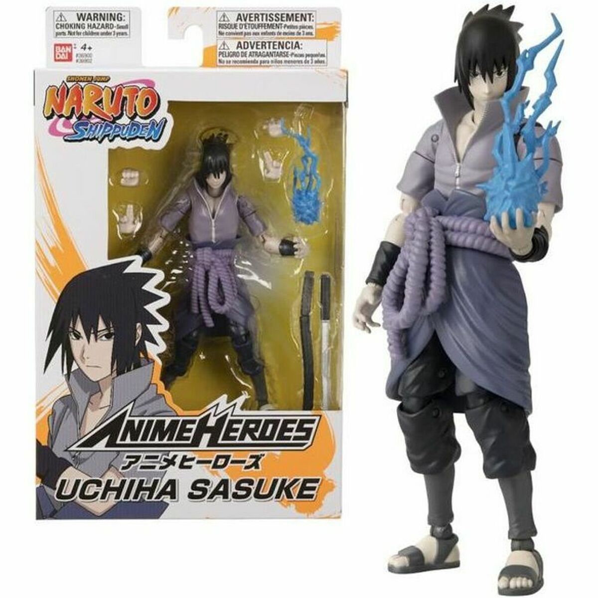 Actionfigurer Bandai Sasuke Uchiwa 17 cm