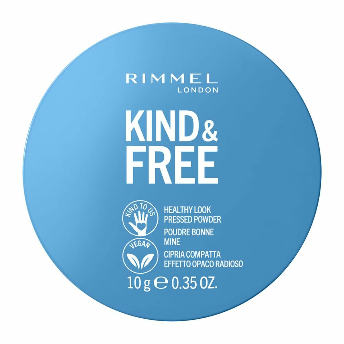 Kompaktpulver Rimmel London Kind & Free 20-light Matt ytbehandling (10 g) - 2