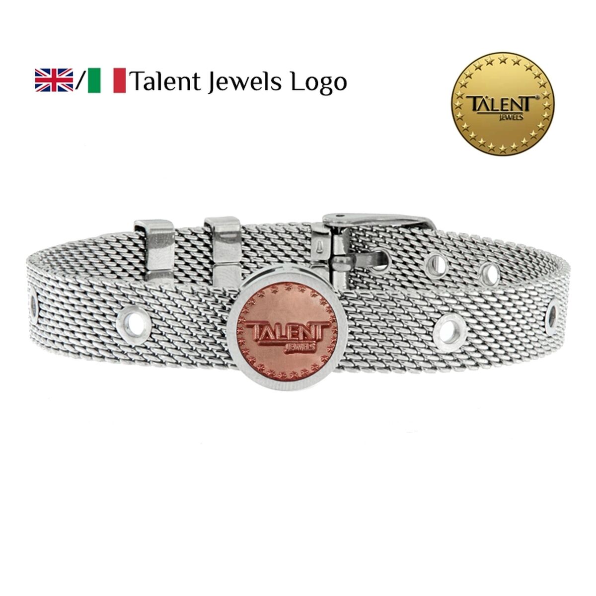 Unisexarmband Talent Talent Jewels TJA-6-01-02-1-235 Silvrig - 2