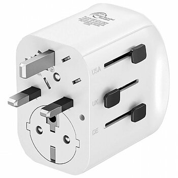 Universell Strömadapter för Resor Muvit MCADP0006 Vit 150 W 15 w