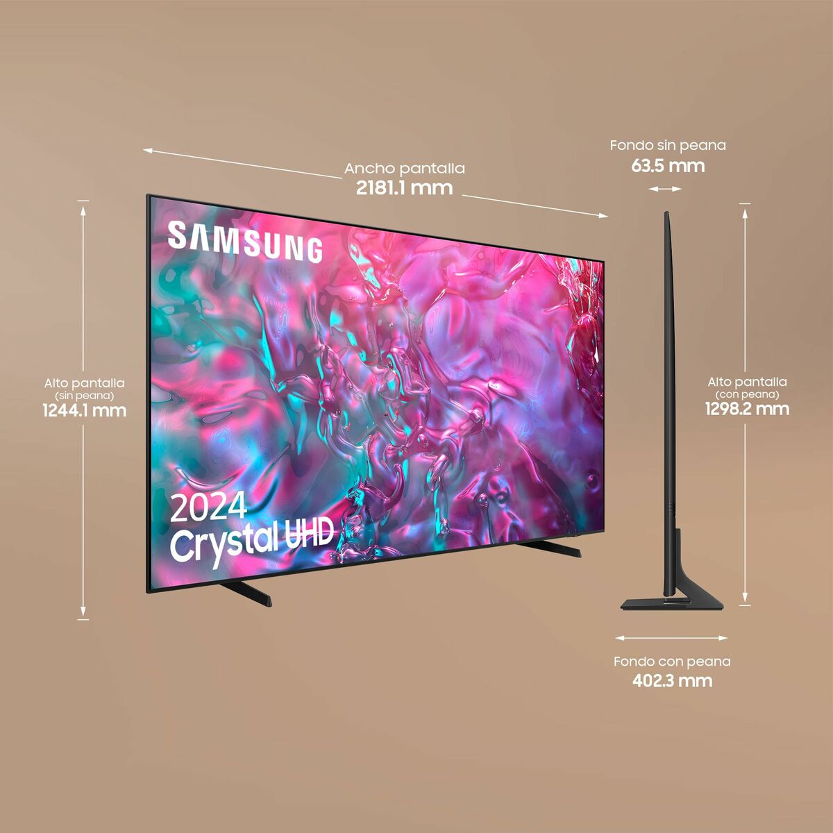 Smart TV Samsung TU98DU9005 4K Ultra HD 98" LED AMD FreeSync - 3